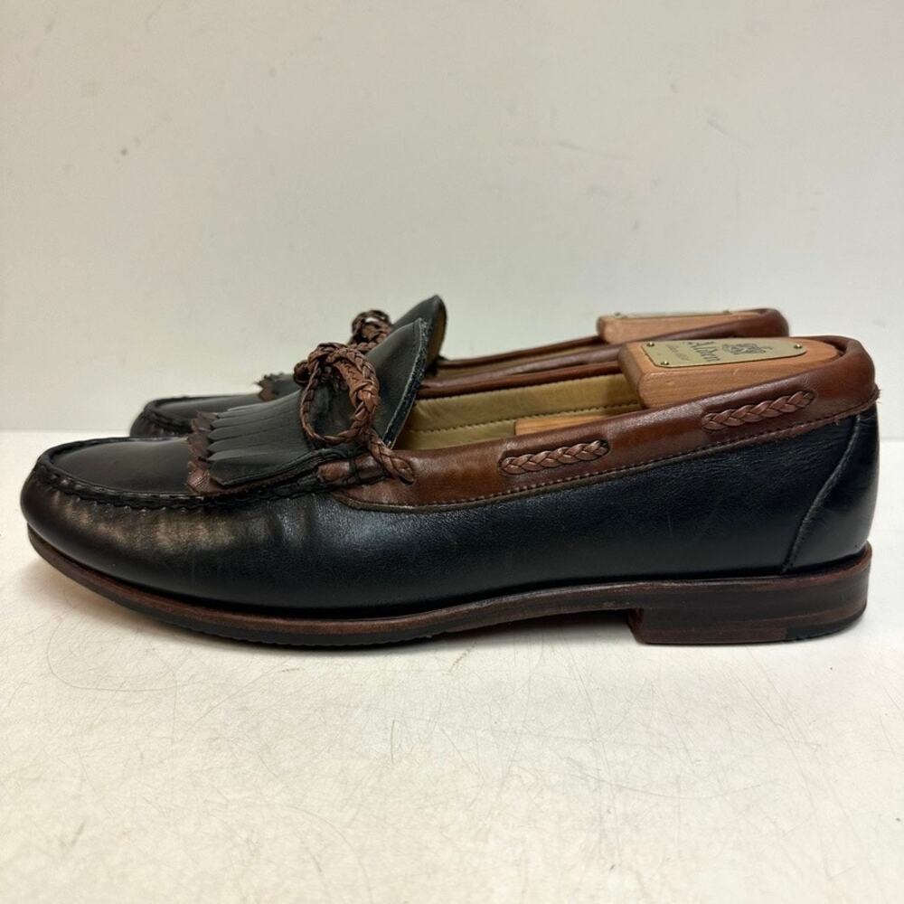 VGUC Rancourt & Co. x FootJoy Tassel Loafer Kiltie Black Made in USA 10.5 E